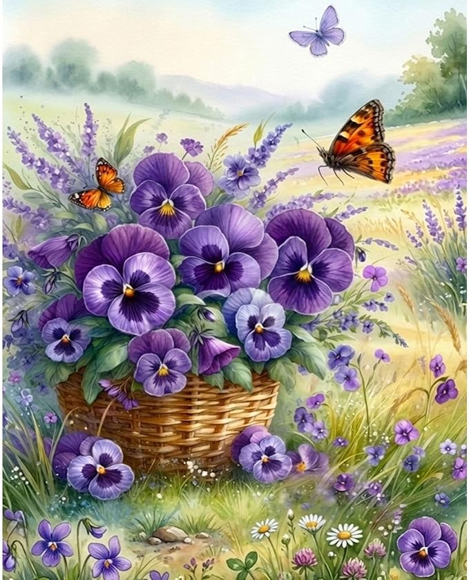 xackcme Paint by Numbers for Adults Flowers by xackcme