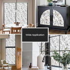 ADD.HERES Window Privacy Film, Colorful Floral Window Stickers, Removable DIY - Image 7