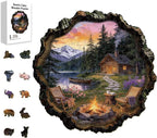 200pcs Wooden Puzzles for Adults Unique Animal Shaped Pieces Colorful Funny by Unknown