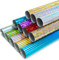 Sheet Metallic Foil Heat Transfer Vinyl 12Inch*10Inch*12pcs Bundle Chrome HTV by Unknown
