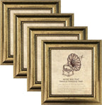 8x8 Picture Frame 4 set Ornate Vintage Picture Frames Gold by TKYGU