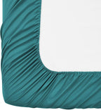 Twin Fitted Sheet Only with Full Elastic & Built in Corner Sheet Straps to - Image 5