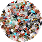 LAIDANLA Multicolor 400pcs Natural Chip Stone Beads 5-8mm Healing Crystal - Image 2