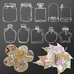 Transparent Dried Flower Bookmarks, Kaluofan 40Pcs Dried Flower Bookmark Kit - Image 2