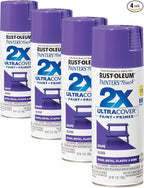 Rust-Oleum 334033 Painter's Touch 2X Ultra Cover Spray Paint, 12 oz, Gloss Grape by Rust-Oleum