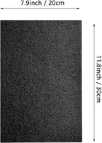 Jtnohx Glitter Felt Fabric, 8 x12 inches Felt Square Glitter - Image 5