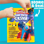 Play-Doh Brand Air Dry Clay, 6 Vibrant Clay Colors, Soft & Ultra Light Modeling - Image 4