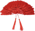VAPKER 100 Pieces Red Tassels 13cm/5-Inch Silky Handmade Soft Tassels Floss by VAPKER
