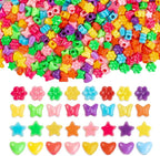 800PCS Pony Beads, Kandi Beads for Bracelets Making Kit, Hair Braids Crafts by NikkiGuojewelry