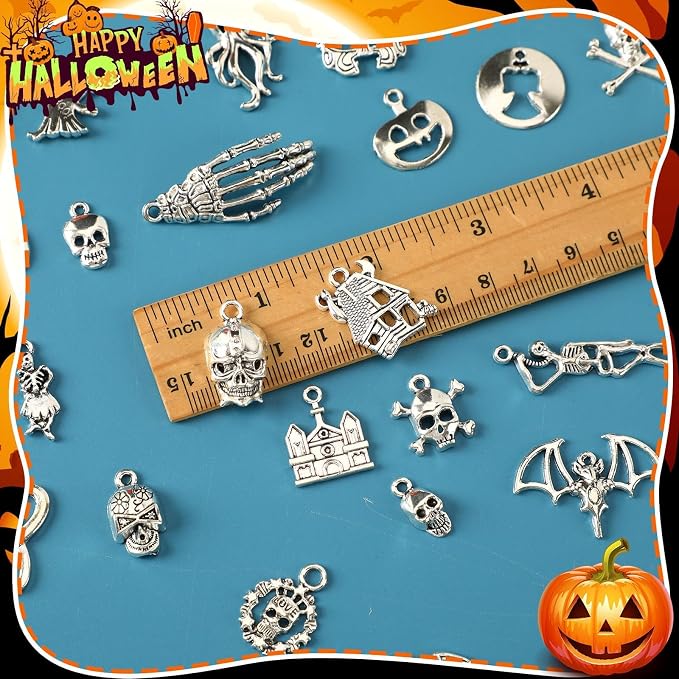 MARFOREVER 120 Pcs Halloween Charms - Image 2