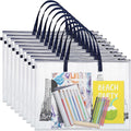 10 Pcs Art Portfolio Bags, 19 x 25 Inch Clear Poster Storage Bags by Reginary