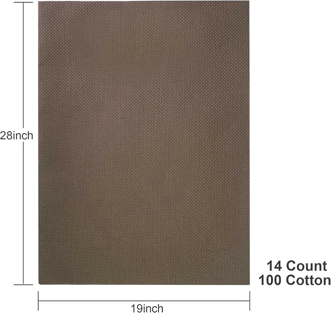 Aida Cloth 14 Count Cross Stitch Fabric, 19×28inch | Freely Cut - Image 2