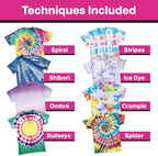 Tulip One Step Tie Dye Kit: Tie Dye Party Supplies, 18 bottles - Image 9