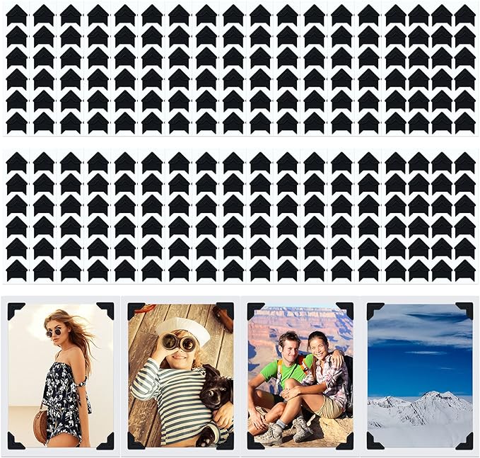 Pajean 720 Pieces Photo Corners Self Adhesive Photo Corners by Pajean