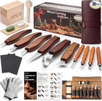 Wood Carving Kit for Beginners – 25pcs Whittling Knife Kit Wood Carving Tools by Unknown