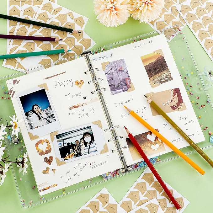 Pajean 720 Pieces Photo Corners Self Adhesive Photo Corners - Image 4