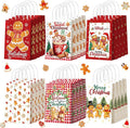 Kolldenn 24 Pcs Christmas Gingerbread Party Favors Bags Christmas Goodie Gift by Unknown