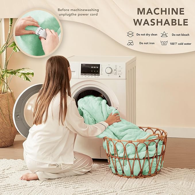 Homemate Electric Heated Blanket Twin Size - Image 7