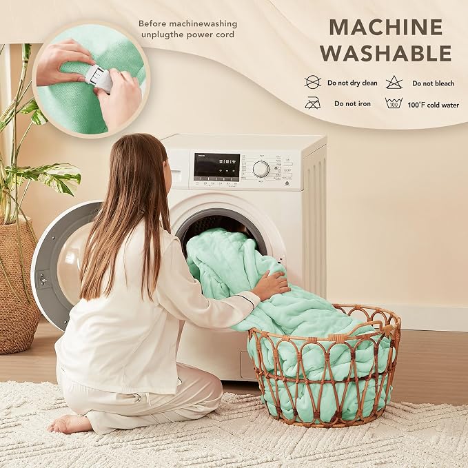 Homemate Electric Heated Blanket Full Size - Image 7