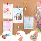 BESARME 200 Pcs Push Pins for Bulletin Board, Thumb Tacks for Cork Board | - Image 3
