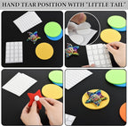 ACFELLE 8 Sheets Foam Dots 3D Round Adhesive, 2 Size Pop Dots Sticky Double - Image 3