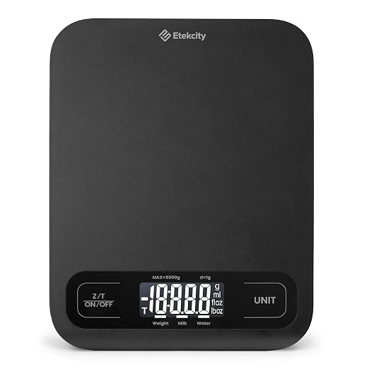 Etekcity Food Kitchen Scale, Digital Grams and Ounces, Large | Tare function by Etekcity