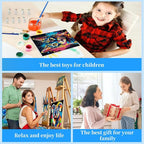 4 Pack Paint by Numbers Kit for Kids - Image 7