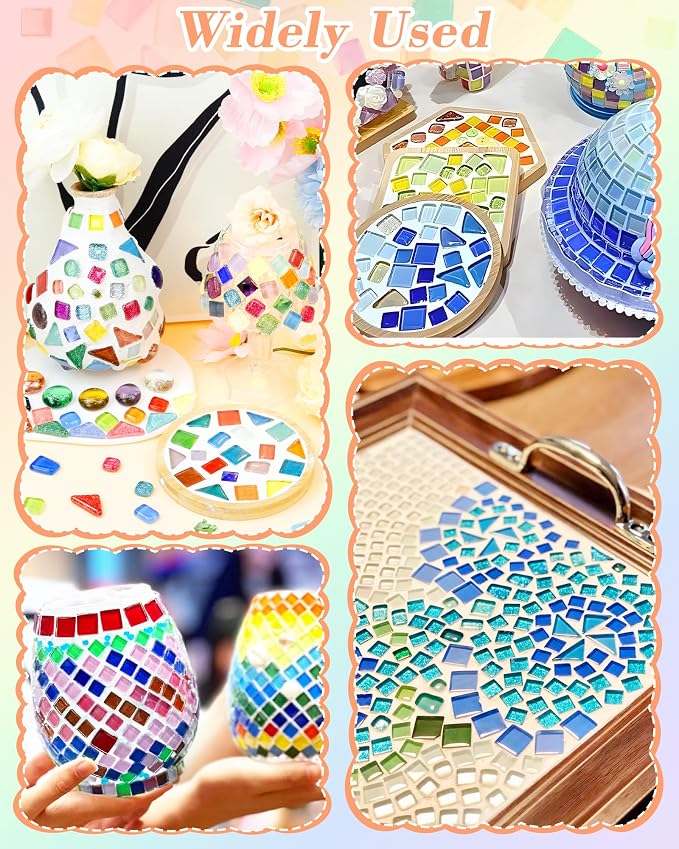FIVEIZERO 420g Mosaic Tiles for Crafts - Image 6