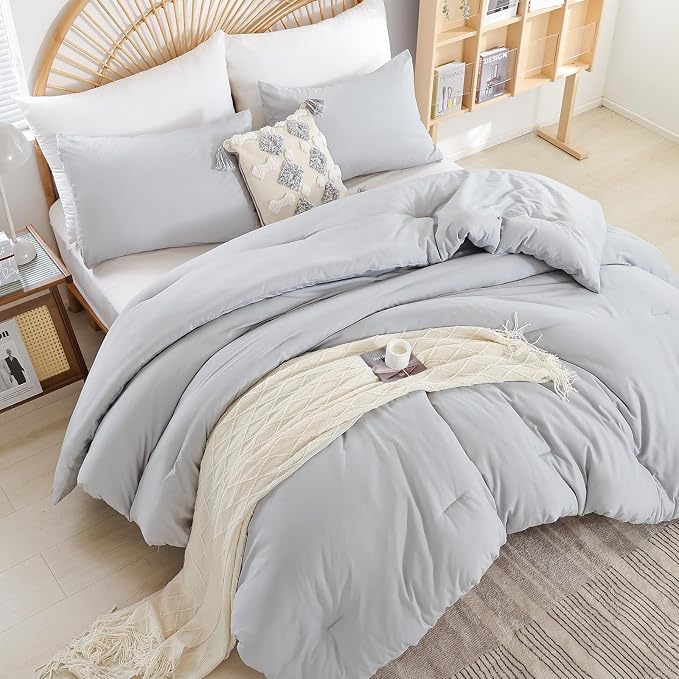 weigelia Grey Queen Comforter Sets - Image 2