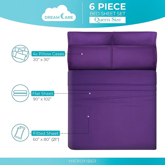 DREAMCARE Queen Sheet Set - Image 4
