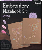 Unwynd Embroidery Notebook Kit Pretty, Embroidery Kit by Unwynd