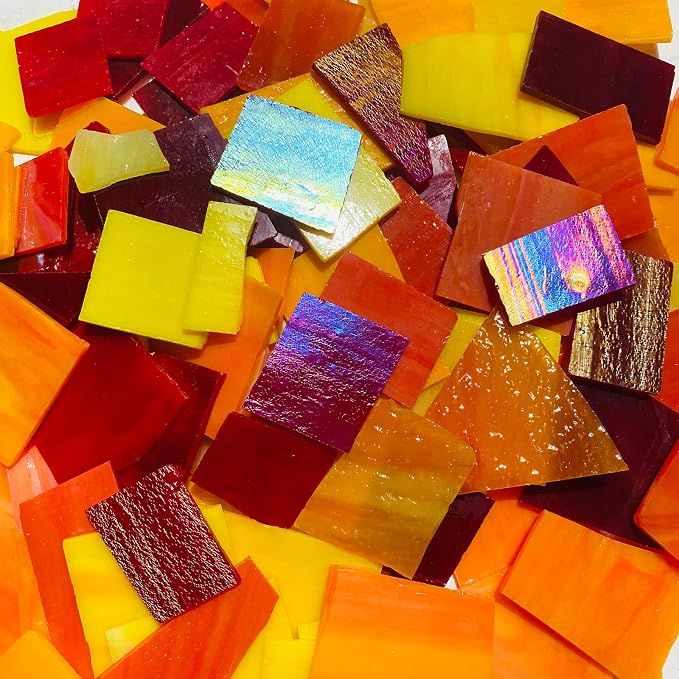 Stained Glass Scraps Sheets, Mosaic Tiles - Image 2