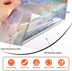 WRAPXPERT Holographic Silver Permanent Vinyl - Image 6