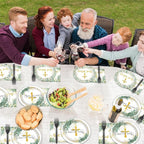 Naozinebi 200Pcs God Bless Baptism Plates Napkins First Holy Communion Party - Image 5