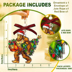 Bigfoot Christmas Ornament - Image 2