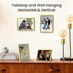 upsimples 5x7 Picture Frame Set of 3, Made of High Definition Glass - Image 6