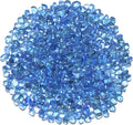 QYGL 0.55LB Light Blue Clear Glass Pebbles, Tumbled Sea Glass Stones by QYGL