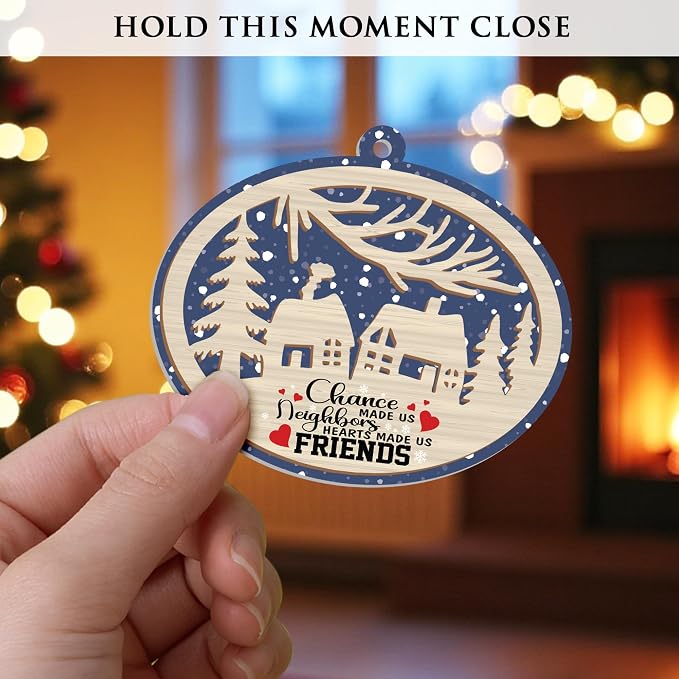 God Say You are Christian Christmas Ornament 2025, God Says I am 2D Flat - Image 5