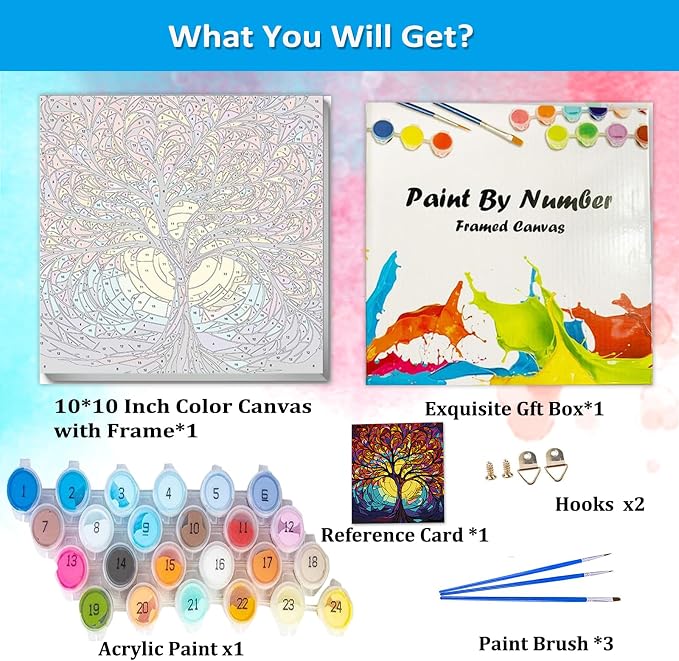 Artunion Framed Paint by Numbers Kit - Image 4