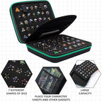 Aoriher 1 Pcs Dice Case with Removable Slotted Tray - Image 4