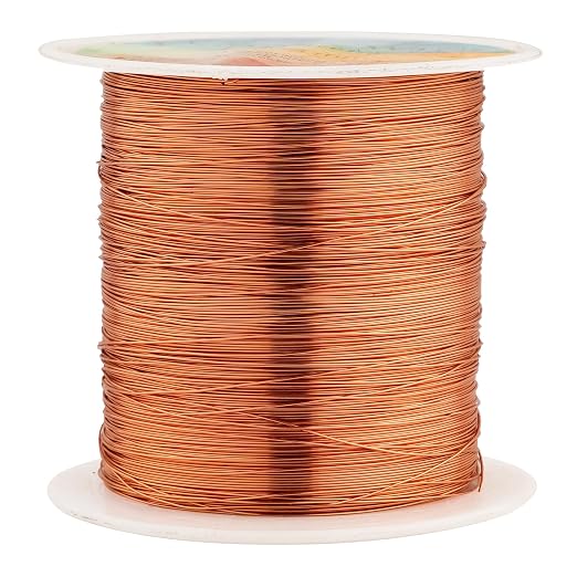 328 Feet Tarnish Resistant Copper Wires 28 Gauge Jewelry Craft Wires Beading by CREATZONE