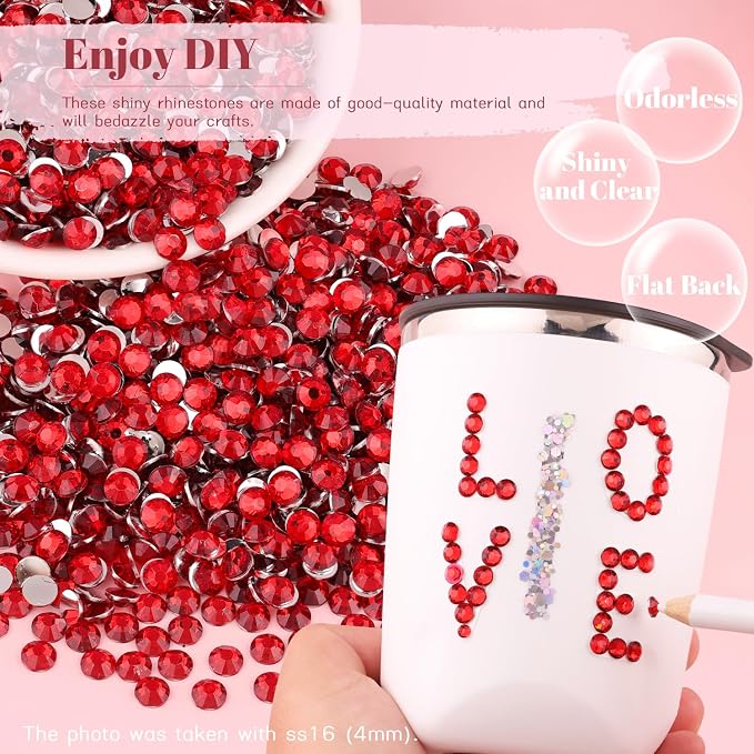 4000PCS 5mm Resin Rhinestones Bulk - Image 4