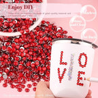 1500PCS 6mm Resin Rhinestones Bulk - Image 4