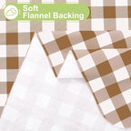 Smiry Rectangle Table Cloth, Waterproof Vinyl Tablecloth - Image 4