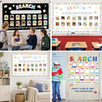 Photo Display Bulletin Board Kit Welcome Back to School Search Pastel Rainbow - Image 6