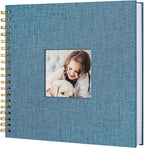 8 x 8 Inch Scrapbook Photo Album, Hardcover Kraft White Pages Arch Window Photo by Sprsthai