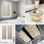 Kromapolis Window Privacy Film Floral Rainbow Decorative Stickers, 3D Static - Image 5