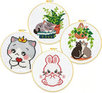 Zhenqing 4-Piece Cross Stitch Kit by ZhenqingHomeFlagship
