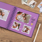 potricher 8 x 8 Inch DIY Scrapbook Album 40 Pages Hardcover Kraft Paper Scrap - Image 3
