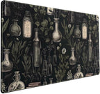 Black Aesthetic Desk Mat by Mechanical+Cattle